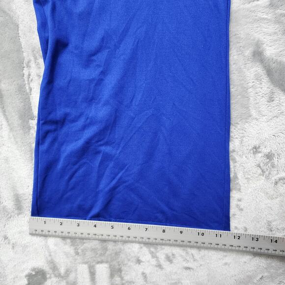 Sarin Mathews Pants Womens L Blue Pull On Wide Leg Drawstring Jersey Knit Casual - Picture 10 of 11